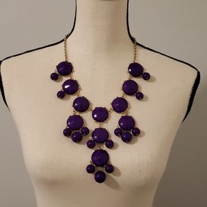 Purple Statement Necklace